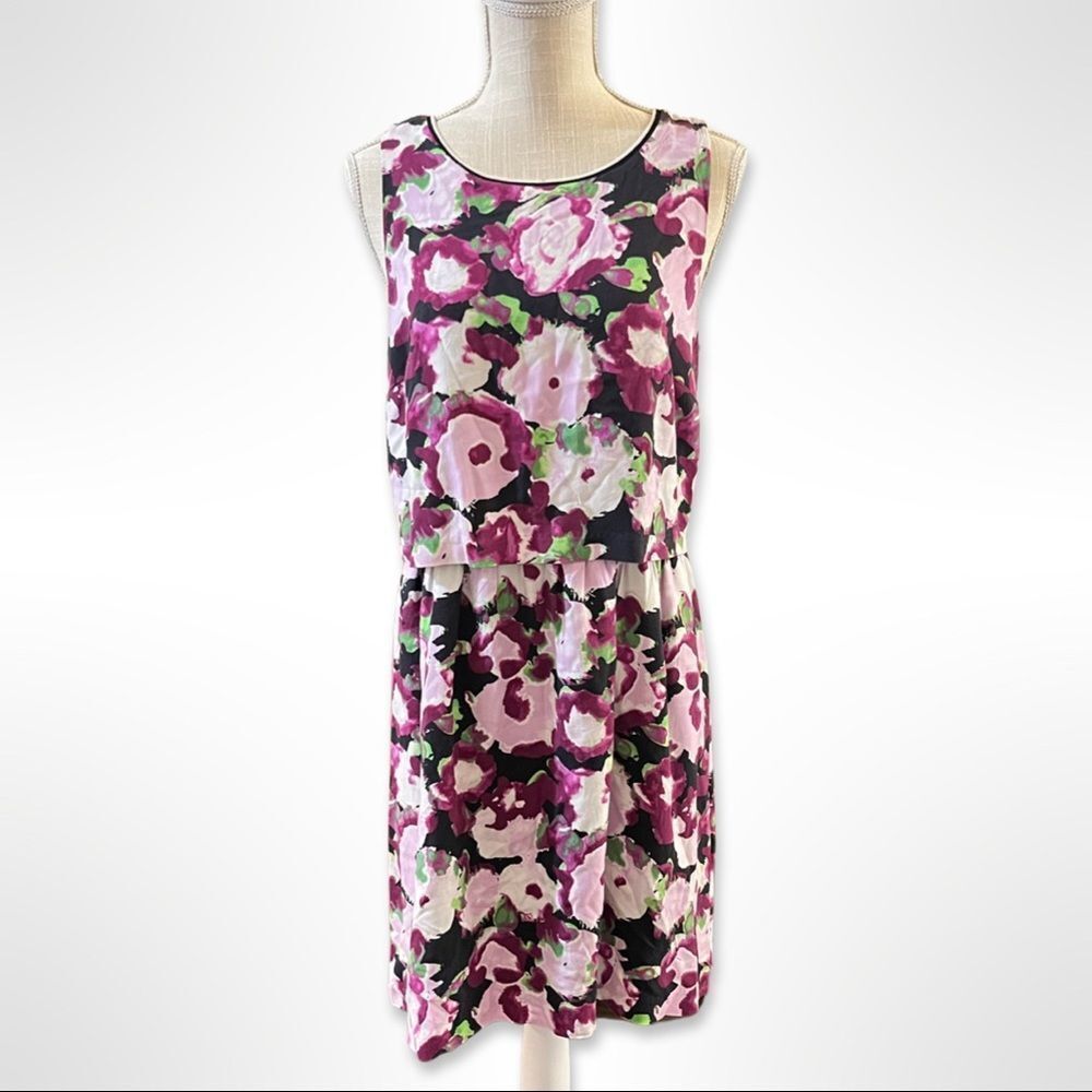 𝅺kenzie Purple Floral Popover Dress - Nordstrom